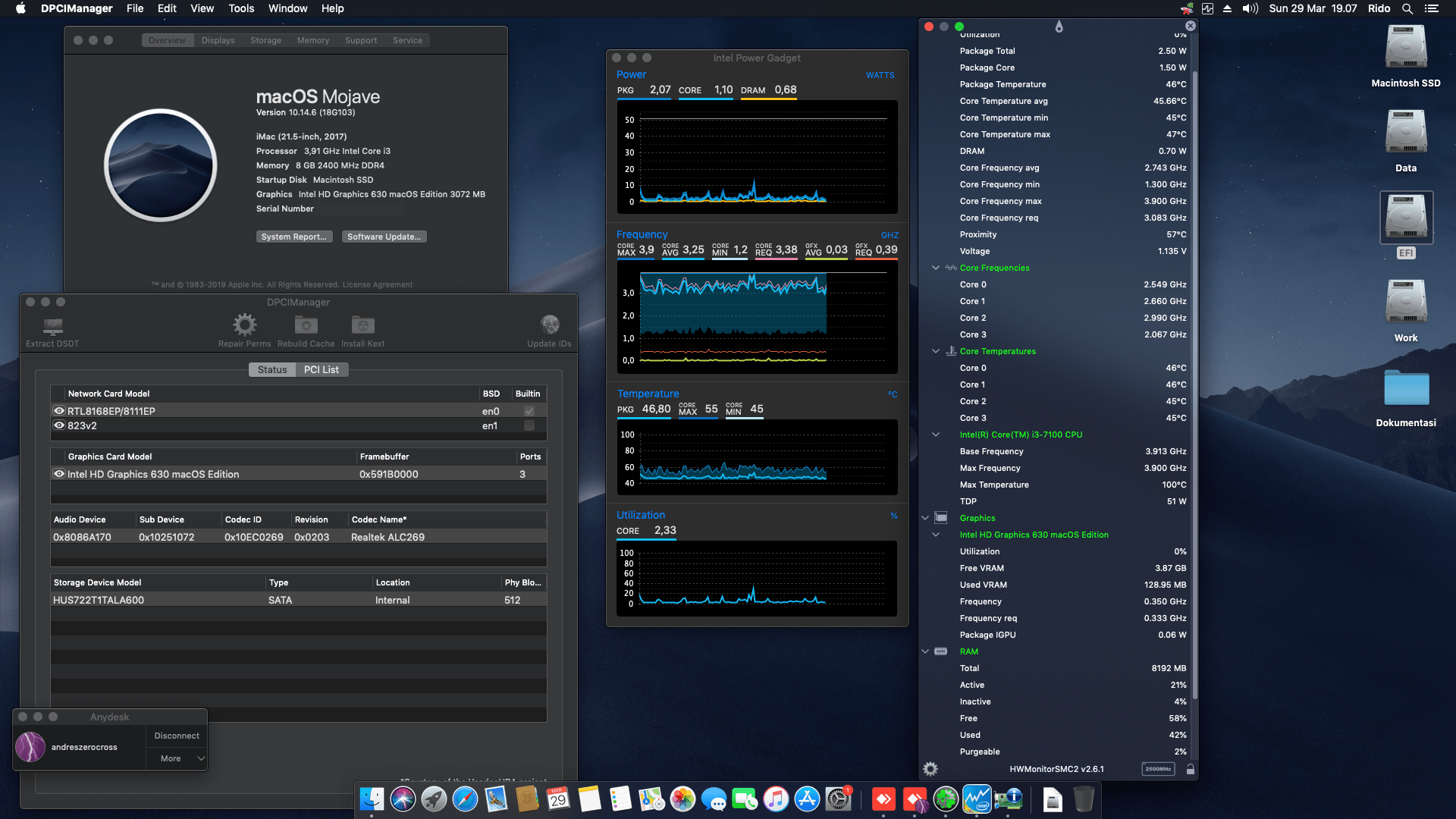 Success Hackintosh macOS Catalina 10.15.4 Build 19E266 at Acer AIO Veriton Z4640G